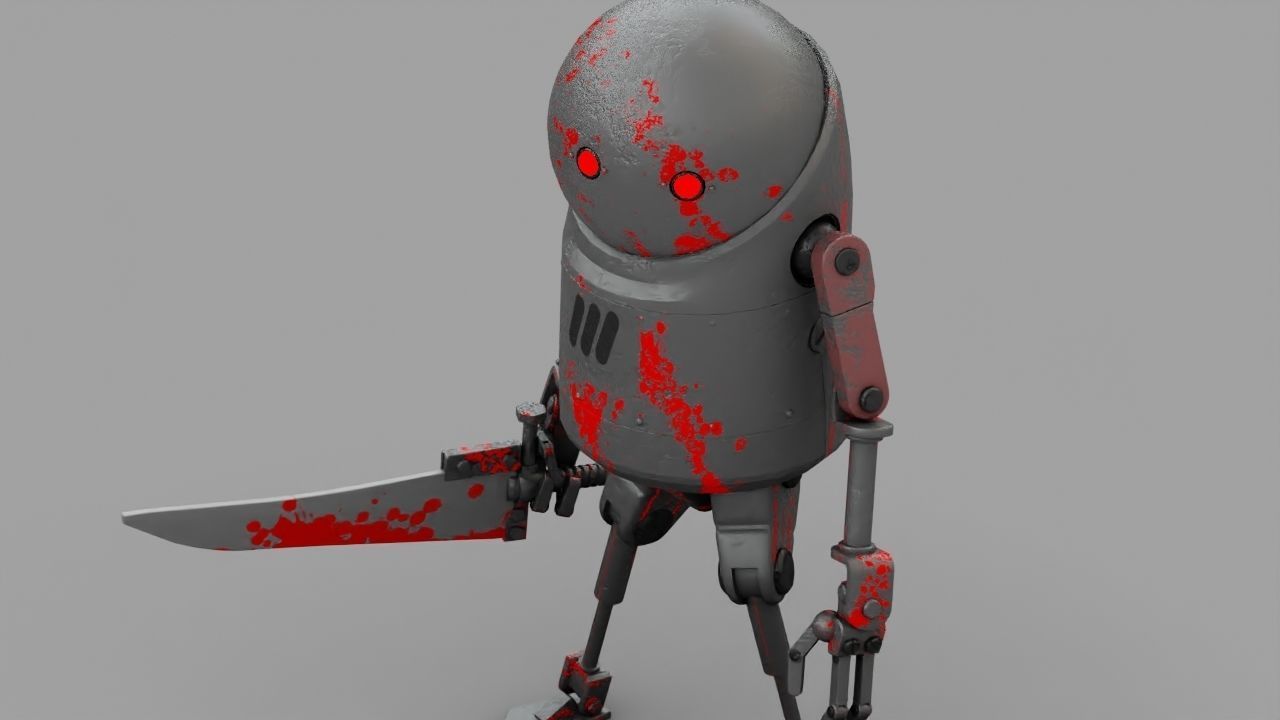 TOON KILLER rigged 3D model_28