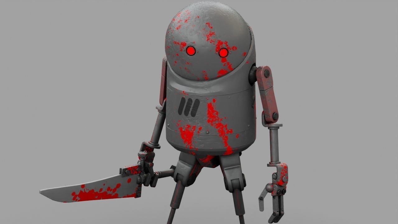 TOON KILLER rigged 3D model_13