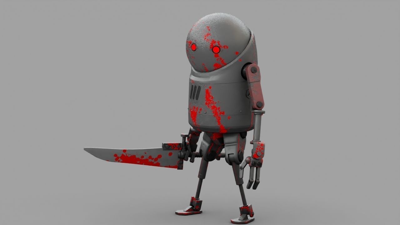 TOON KILLER rigged 3D model_2