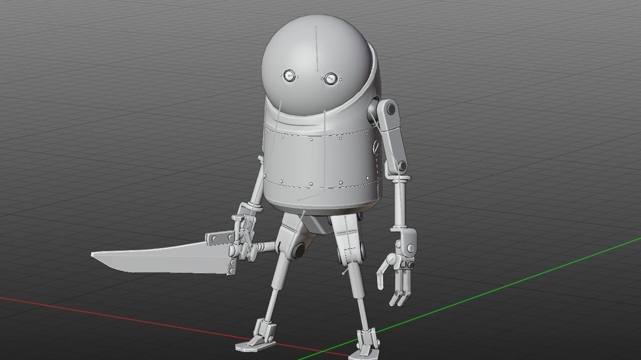 TOON KILLER rigged 3D model_37