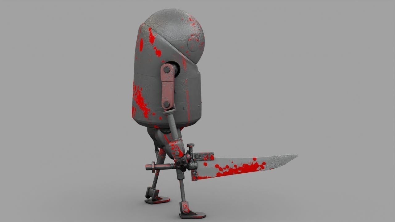 TOON KILLER rigged 3D model_9