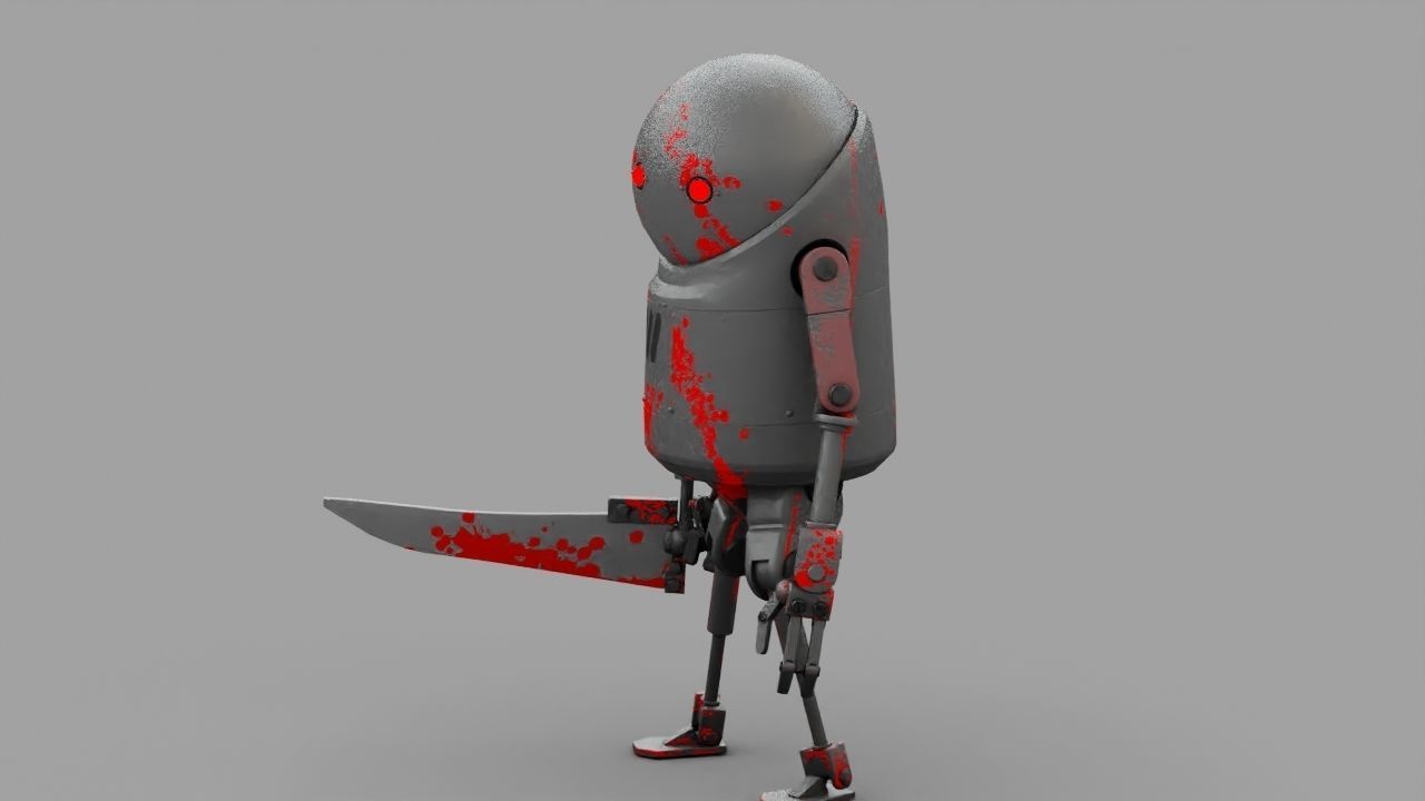 TOON KILLER rigged 3D model_3