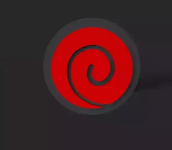 Clan Uzumaki logo 3D