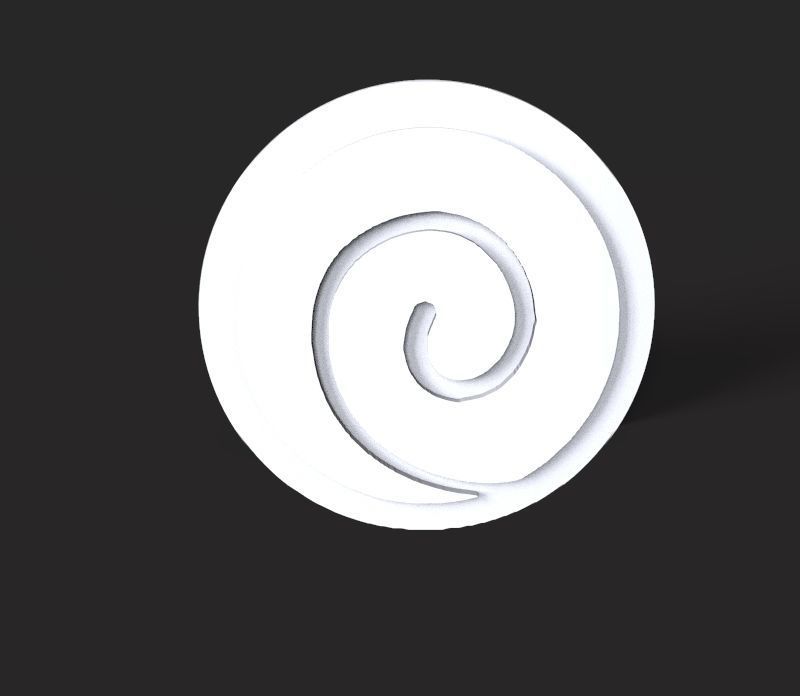 Clan Uzumaki logo 3D 3D print model_3