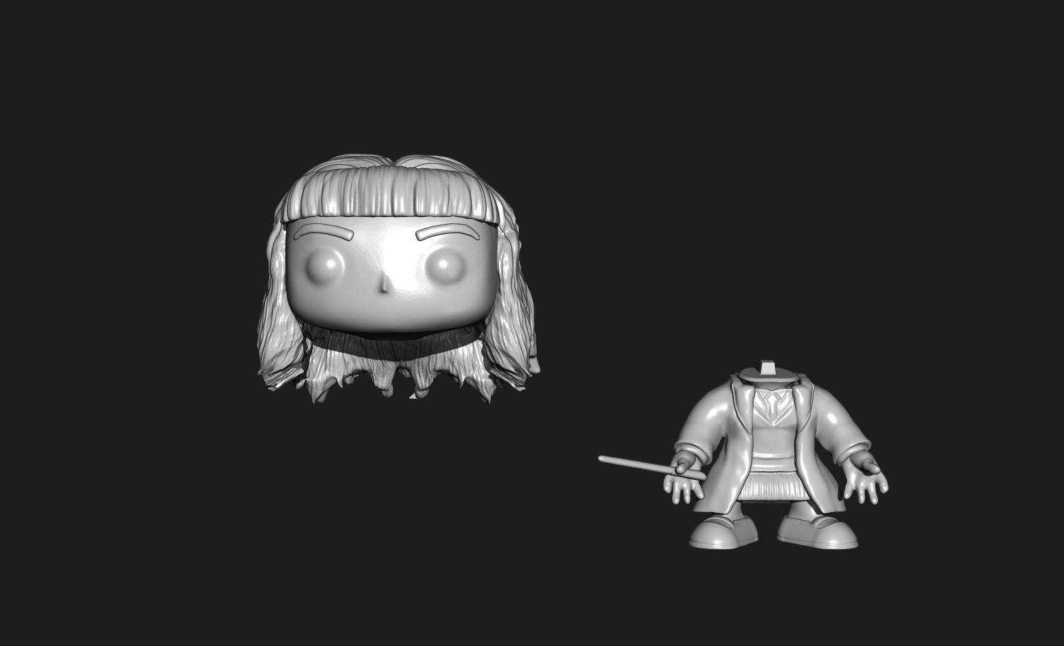 Funko Hermione Granger 3D print model_2