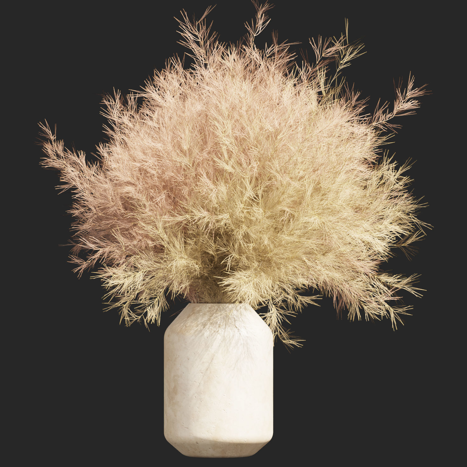 Collection plant vol 372 - Bouquet - dried - flowers 3D model_1