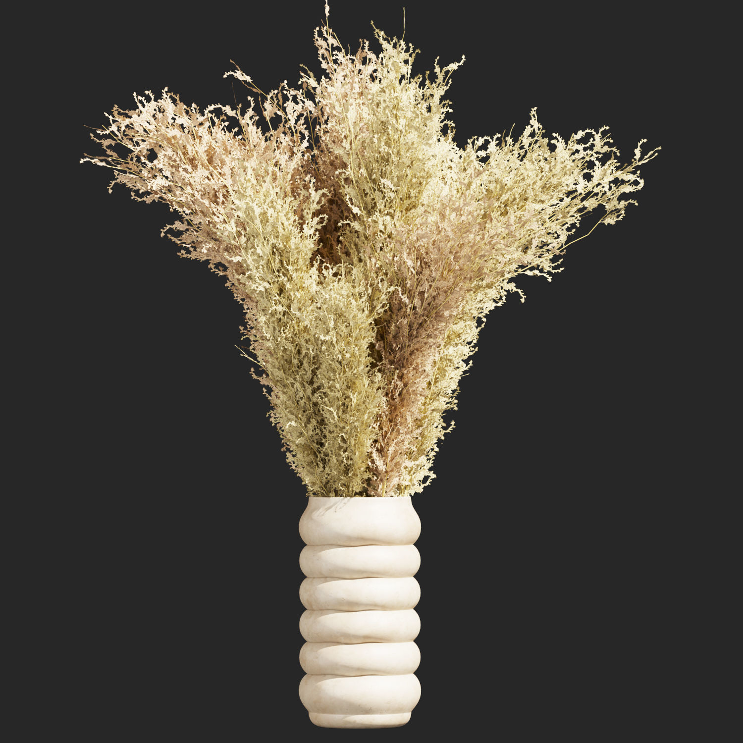 Collection plant vol 372 - Bouquet - dried - flowers 3D model_2