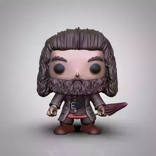 Funko Hagrid Rubeus 3D print model