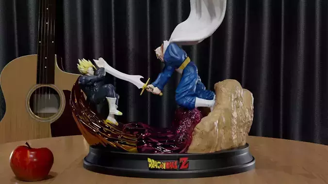 Gohan vs Dabura 3D print model