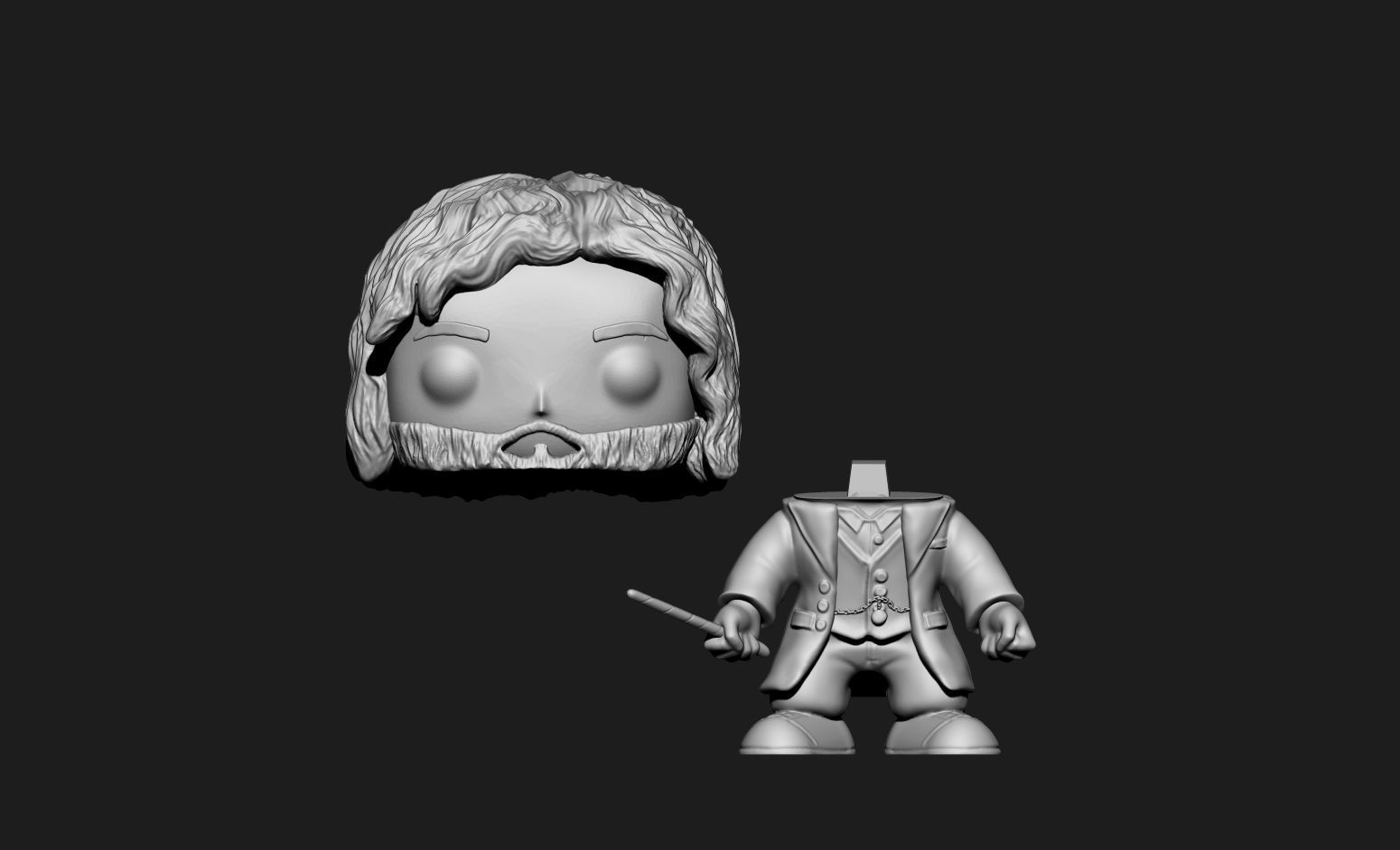 Funko Sirius Black 3D print model_2