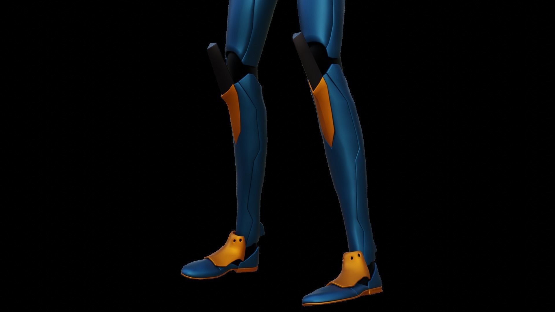 Rigged EVA 06 Unit Neon Genesis Evangelion Low-poly 3D model_43