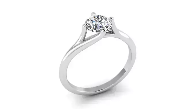Solo Diamond Engagement Ring
