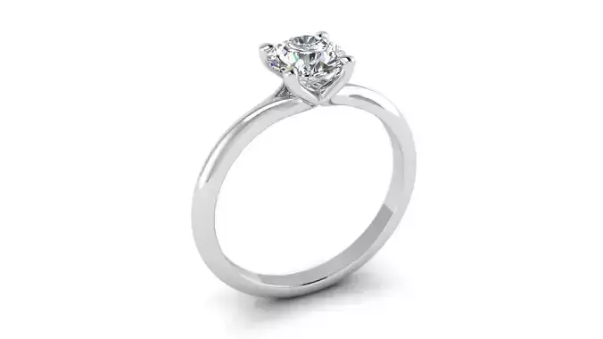 Solo Diamond Engagement Ring