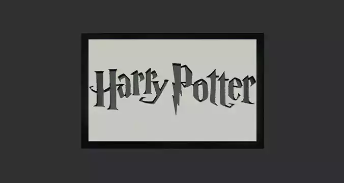 Logo Harry Potter 3D print model