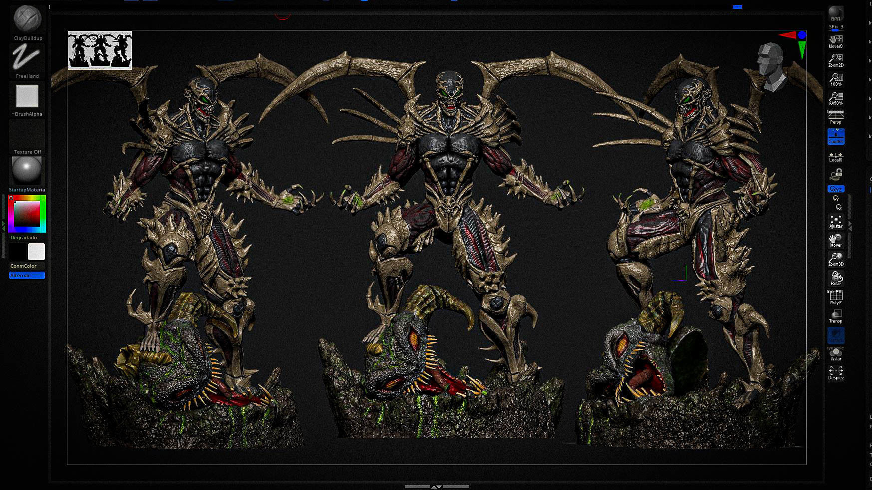 Curse of the Spawn 3D print model_10
