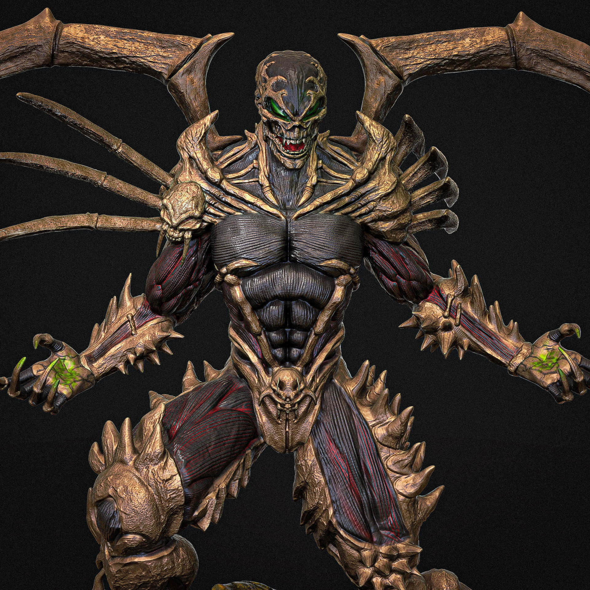 Curse of the Spawn 3D print model_6