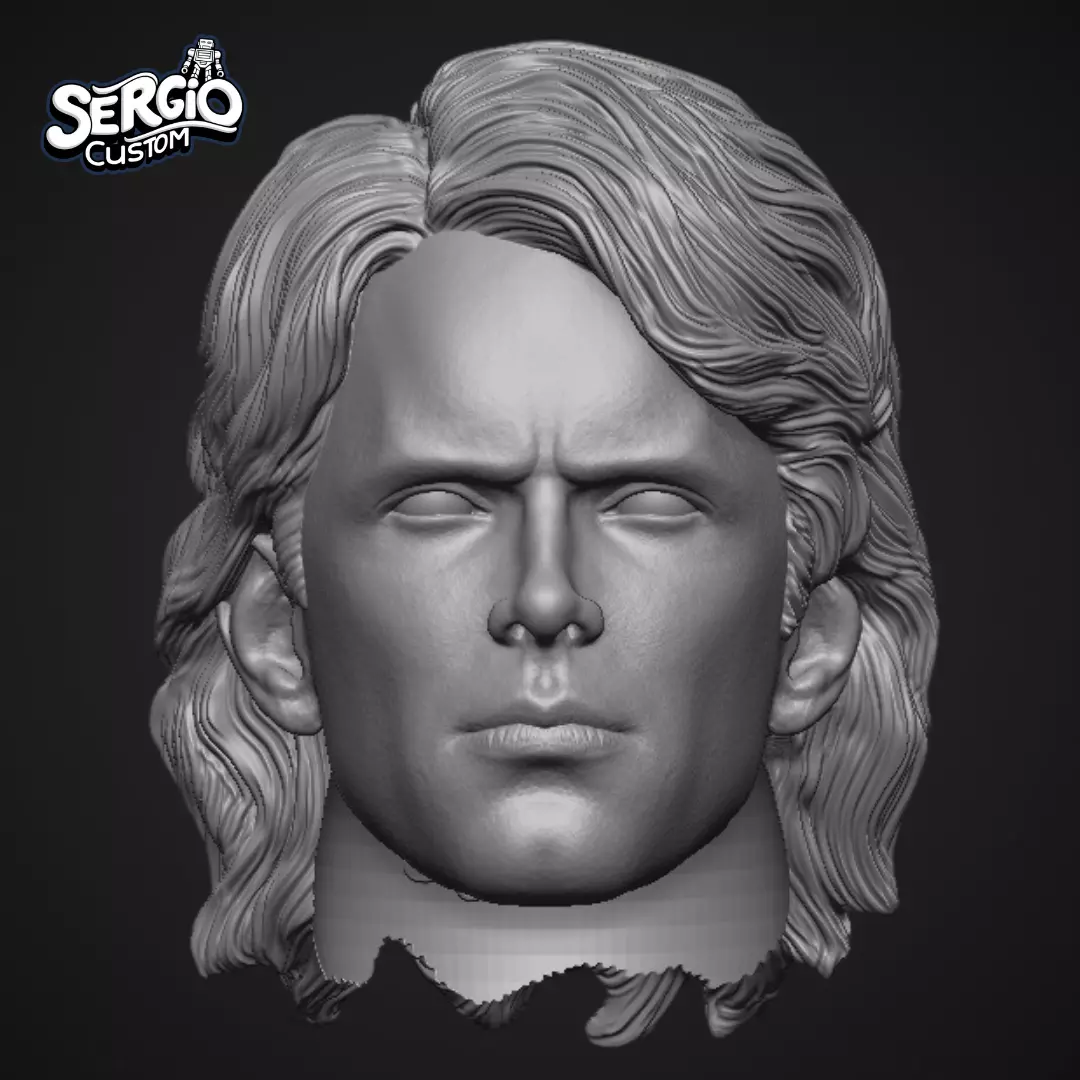 Anakin Skywalker Head Custom 3D print model_0