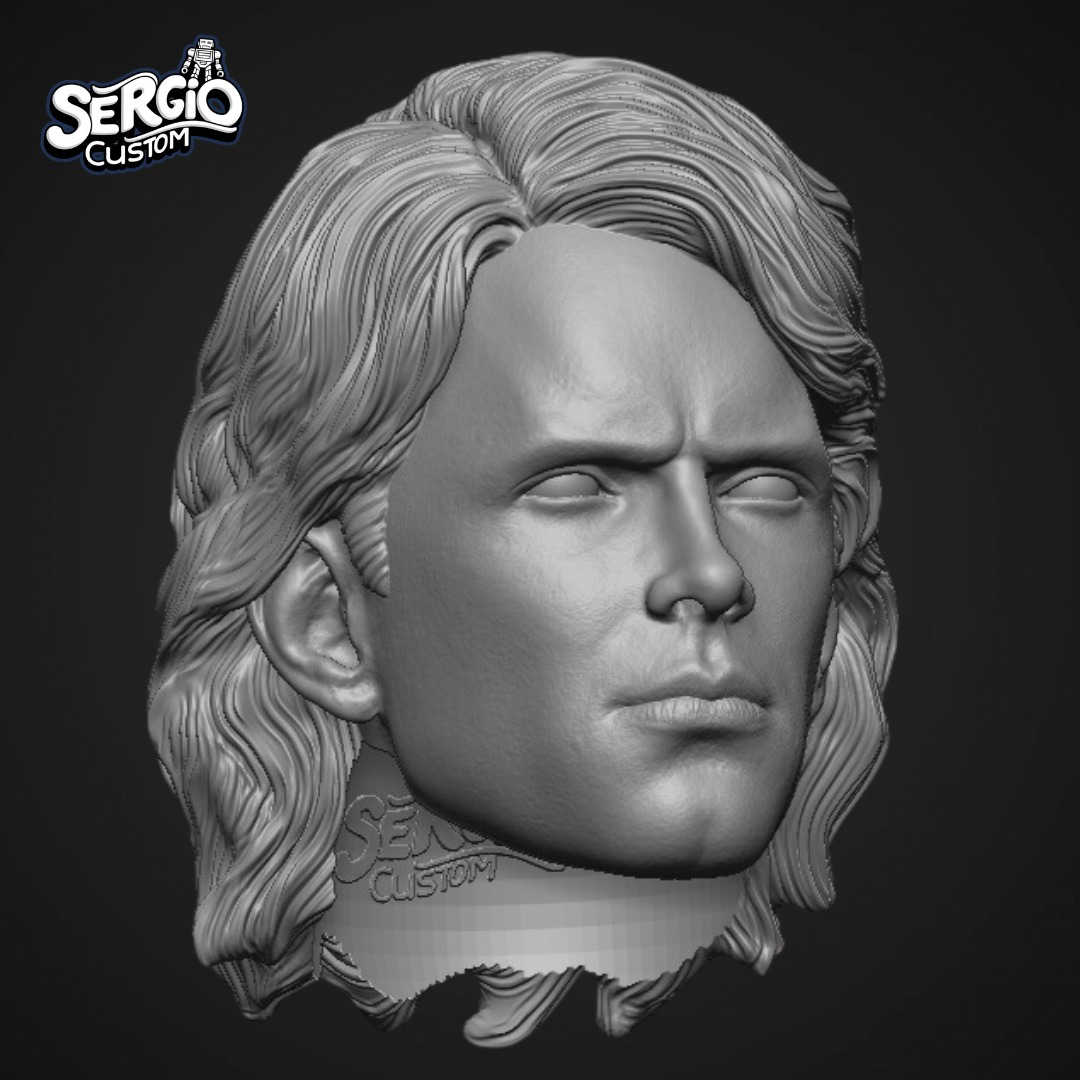 Anakin Skywalker Head Custom 3D print model_1