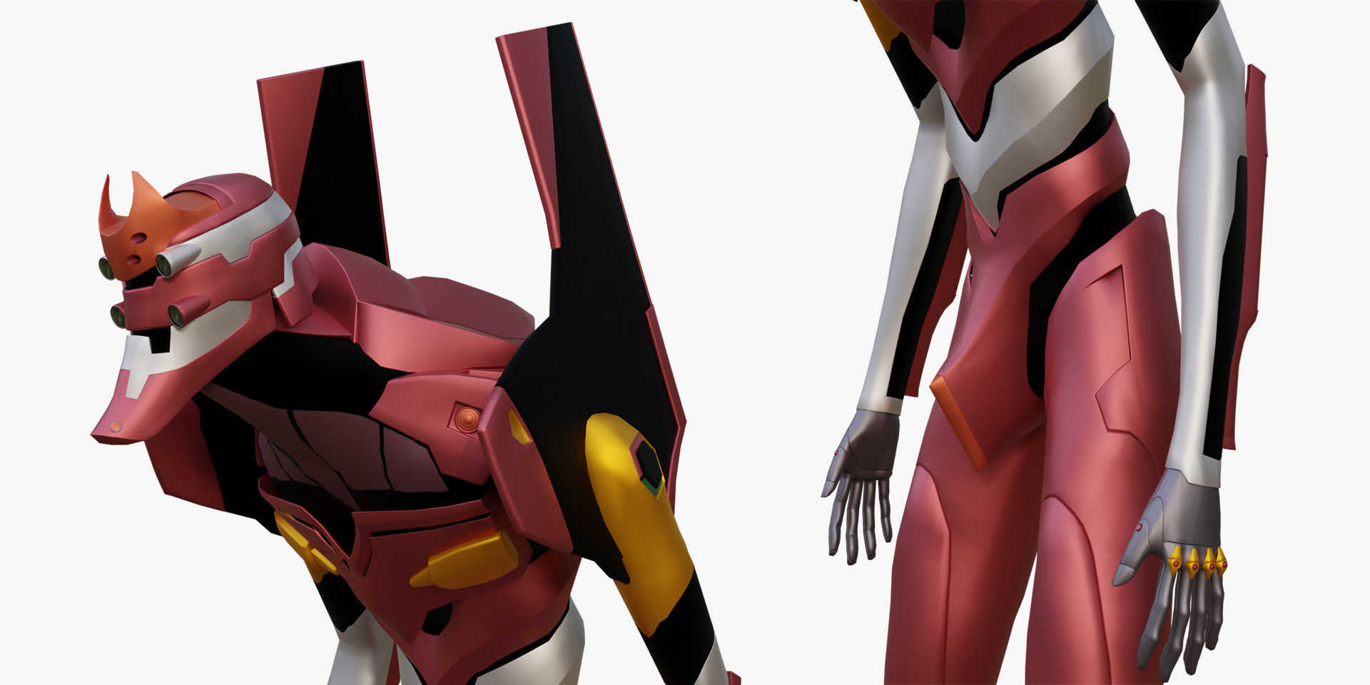 Rigged Units Eva Full Pack Neon Genesis Evangelion 3D Model Collection_22