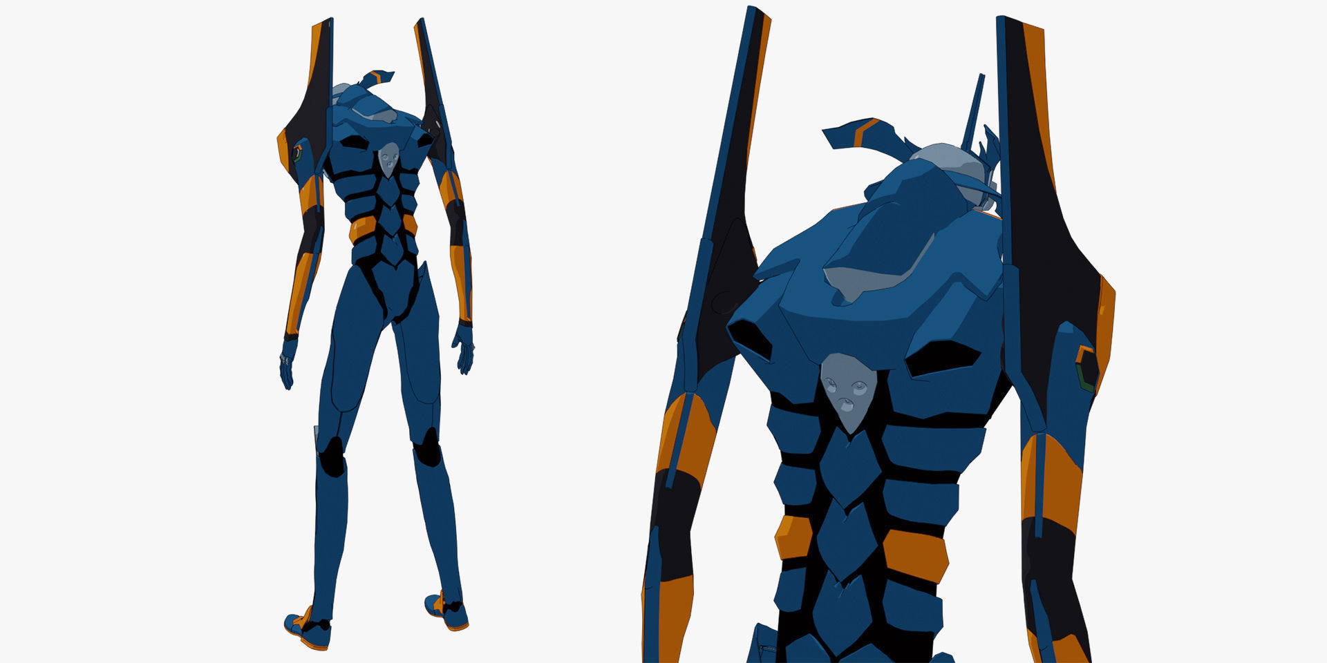Rigged Units Eva Full Pack Neon Genesis Evangelion 3D Model Collection_29