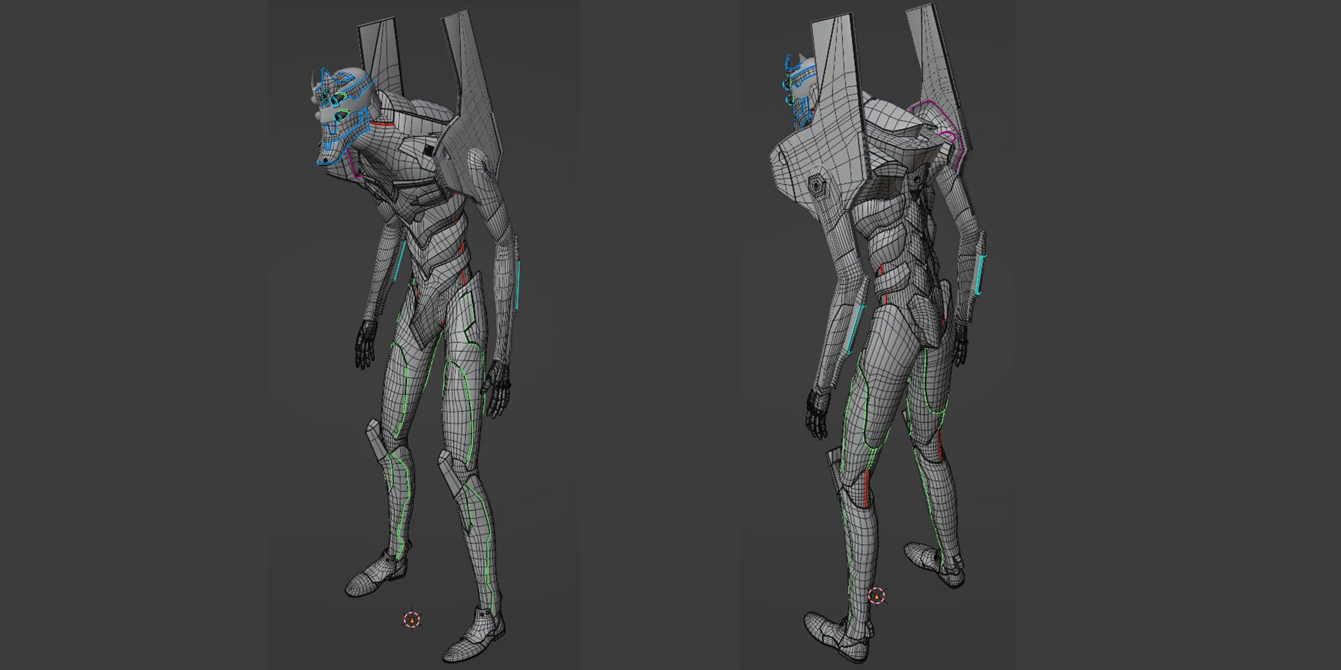 Rigged Units Eva Full Pack Neon Genesis Evangelion 3D Model Collection_24