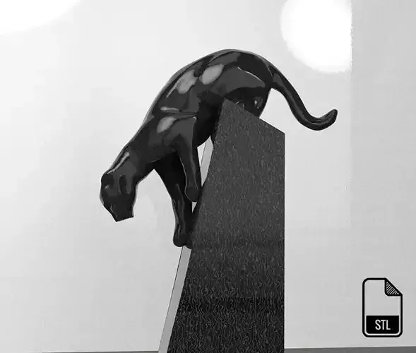 Panther Sculpture Printable 3D print model