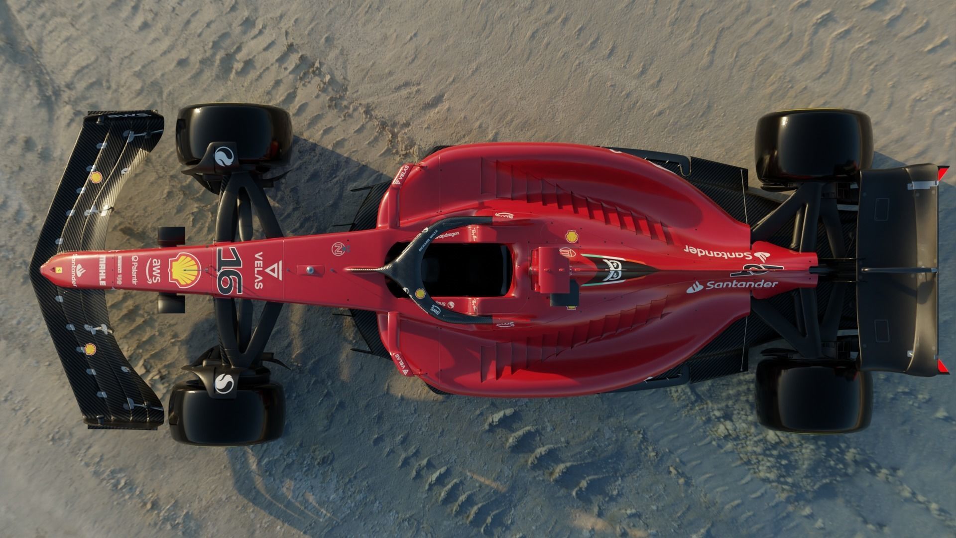 Ferrari F1 75 2022 Charles Leclerc Rigged 3D model_2