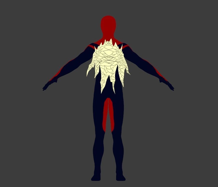 Unlimited Spider-Man  Low-poly 3D model_2
