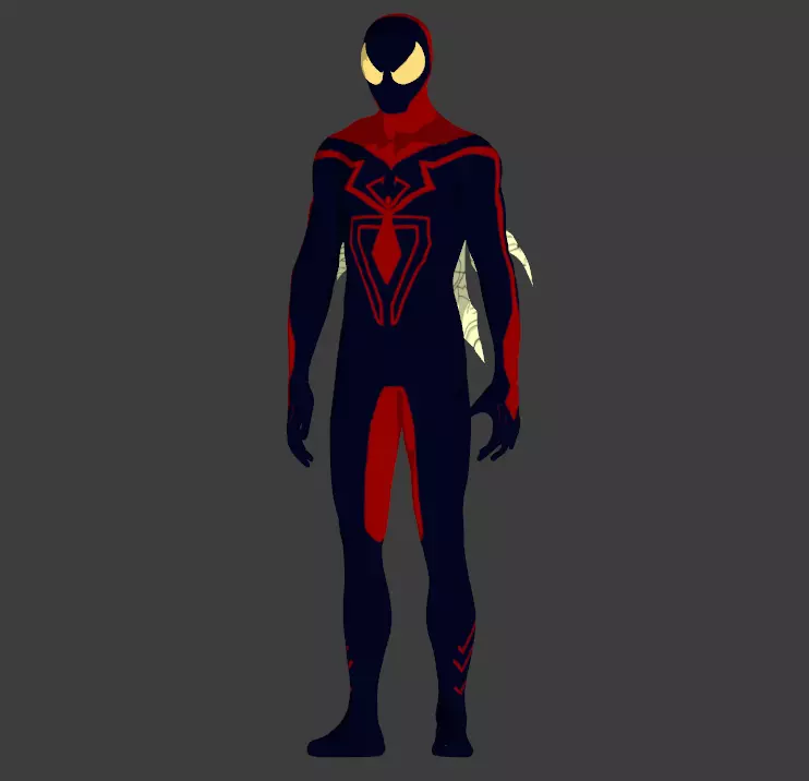 Unlimited Spider-Man  Low-poly 3D model_0