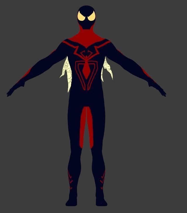 Unlimited Spider-Man  Low-poly 3D model_1