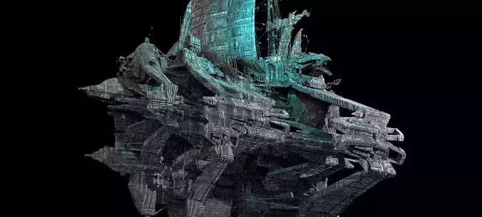 Dark Dreadnaught raider 3 3D model