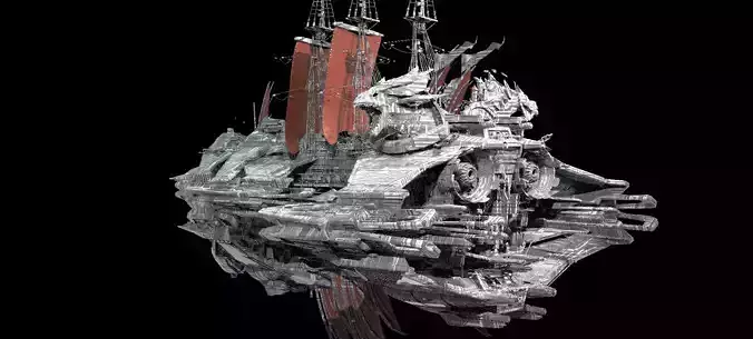 Dark Dreadnaught raider 5  3D model