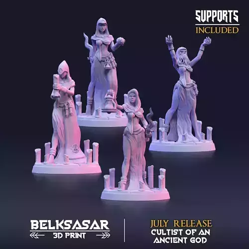 Ancient god Cultists - Set x 4