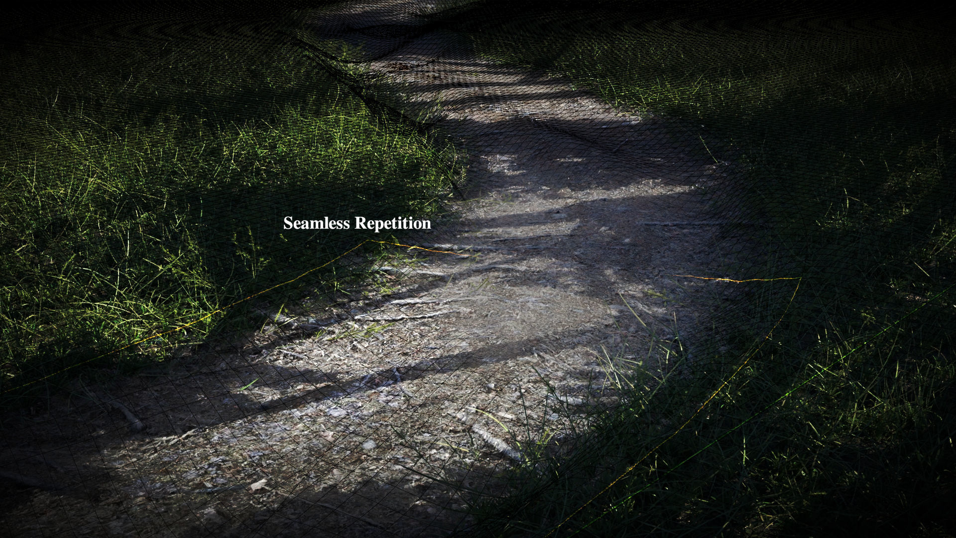 Hiking Trail - Tileable and Curvable Low-poly 3D model_2