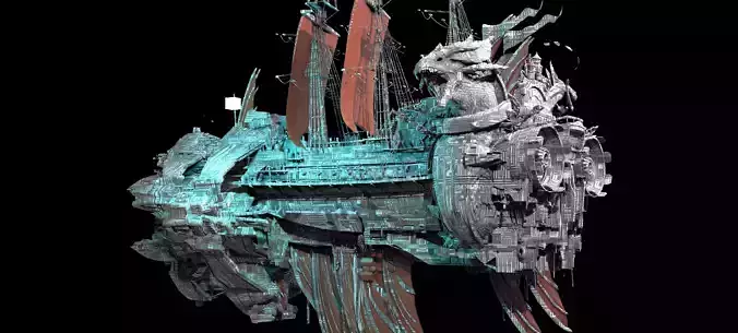 Silver Drake Airship