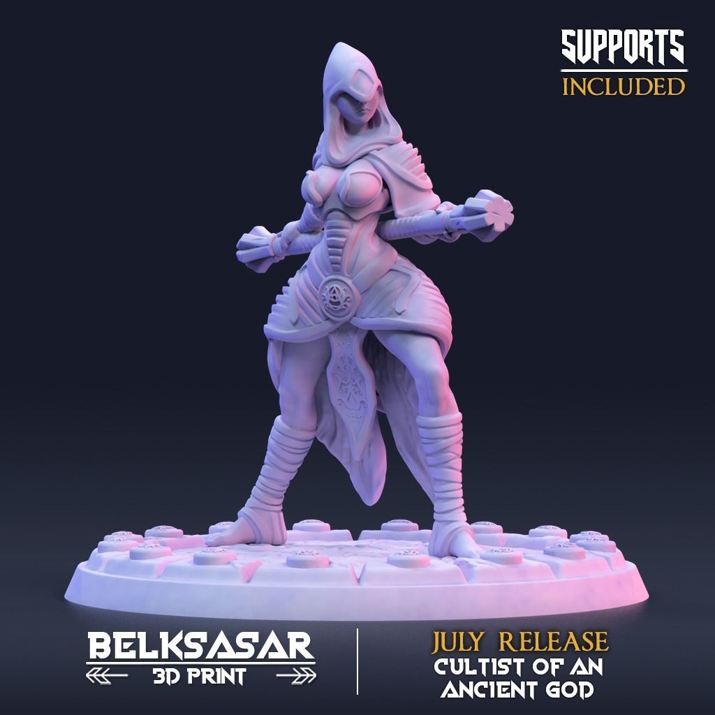 Ancient god Zealots - Set x 4 3D print model_1