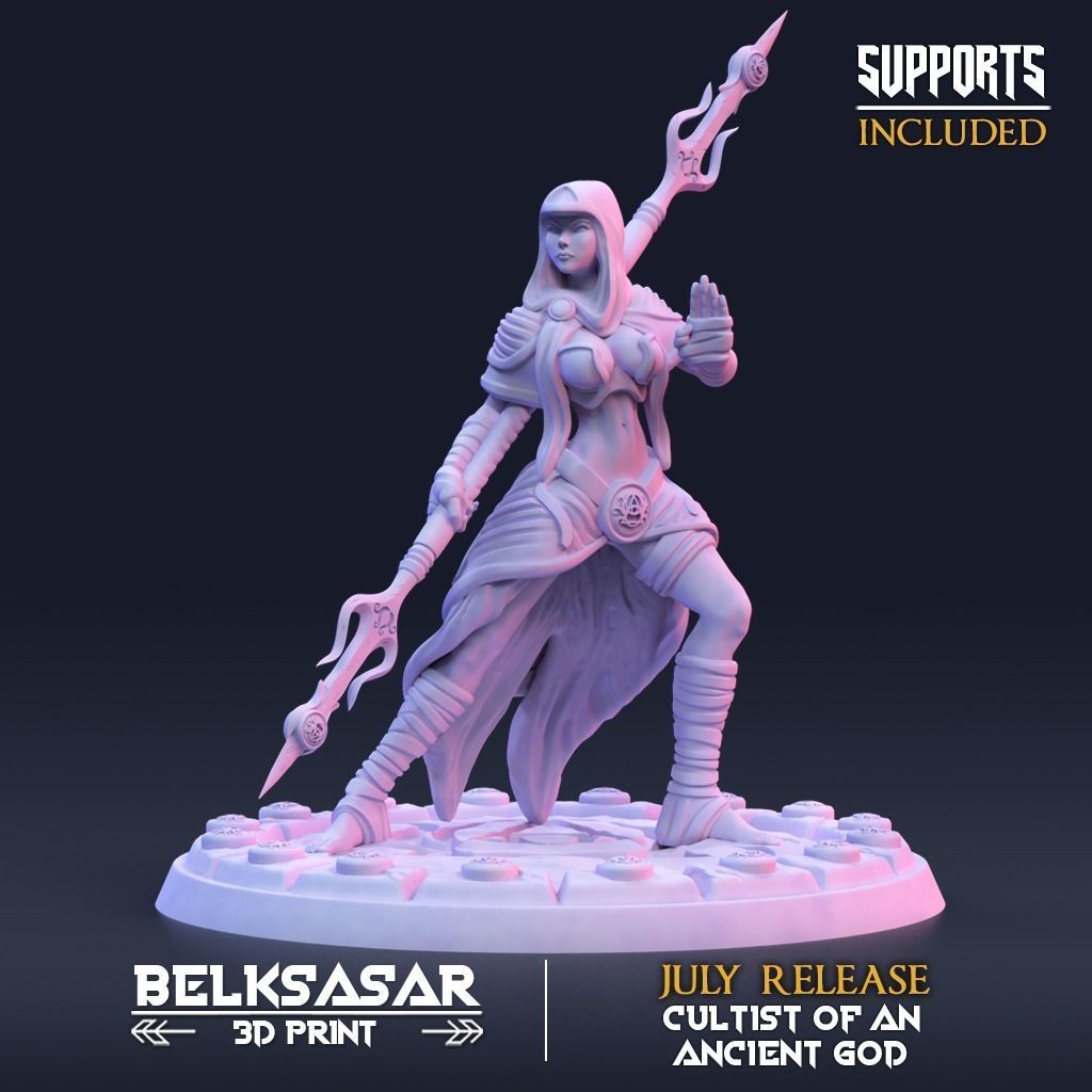 Ancient god Zealots - Set x 4 3D print model_7