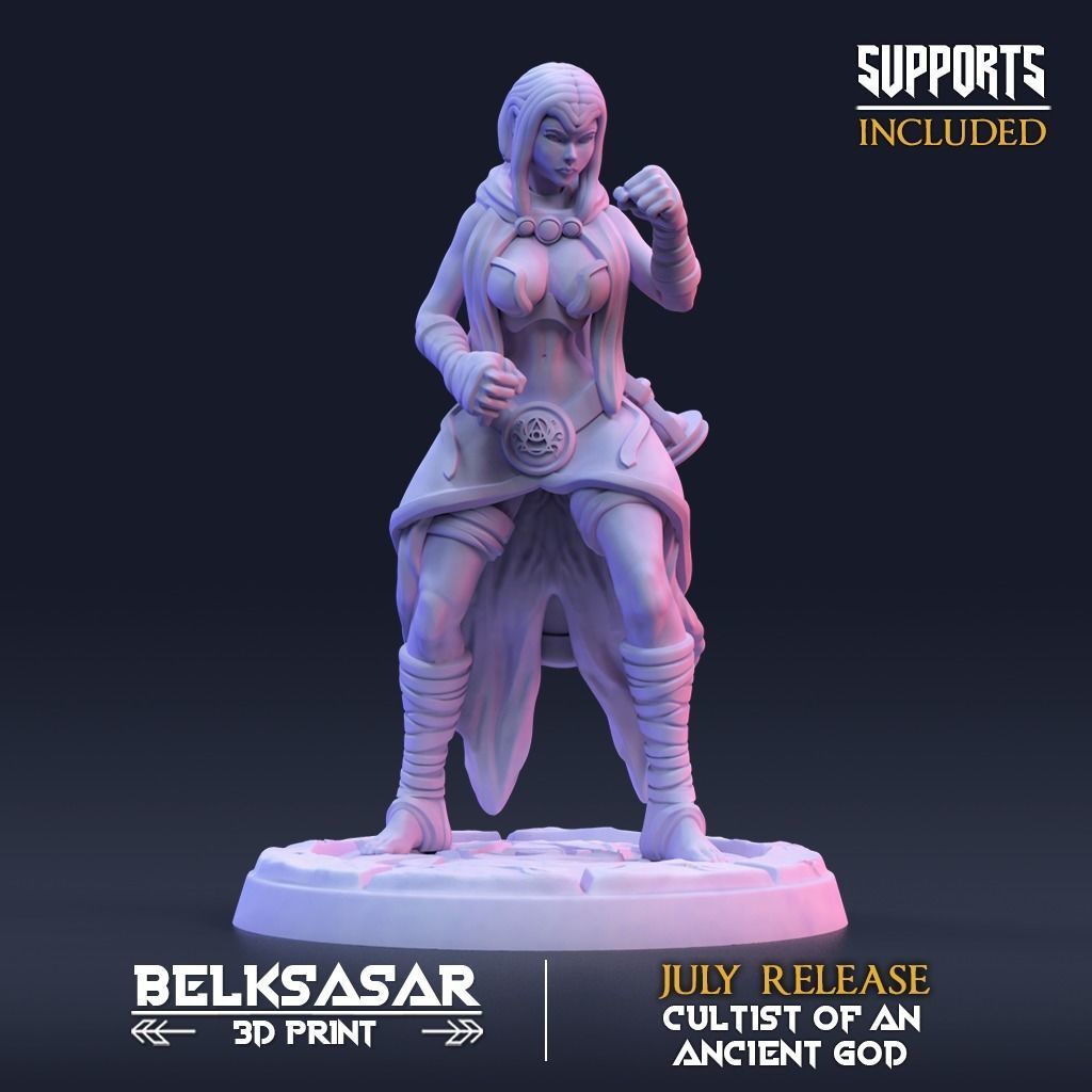 Ancient god Zealots - Set x 4 3D print model_3