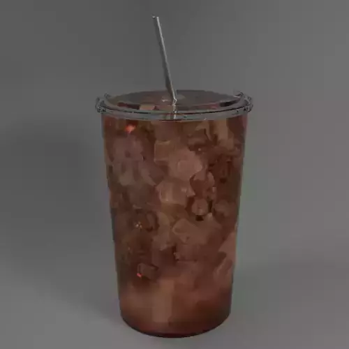 Iced Coffee 1 - 3D Model