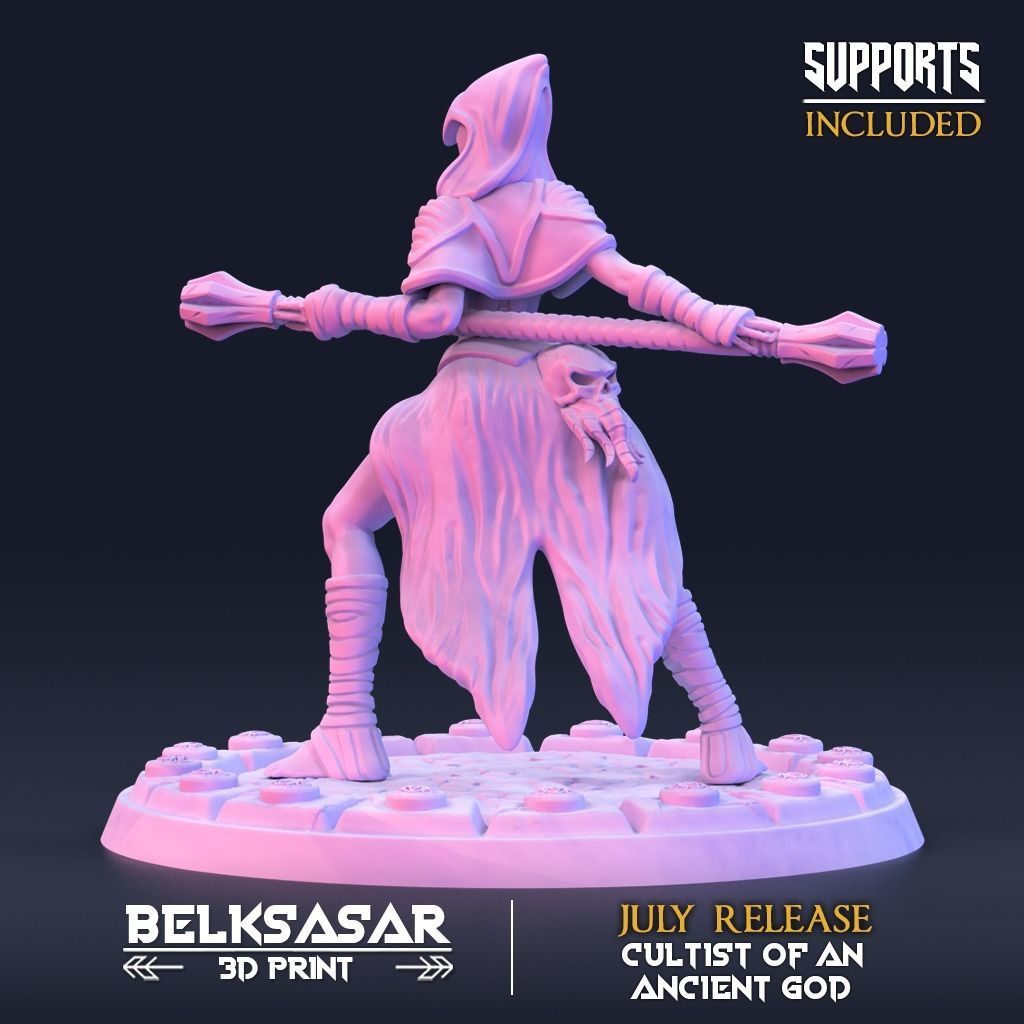 Ancient god Zealots Nude - A 3D print model_1