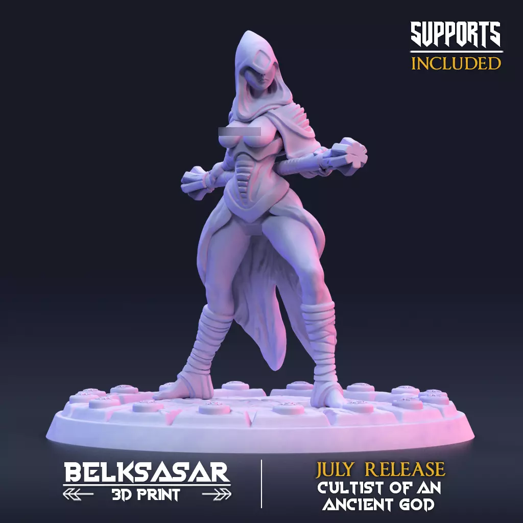 Ancient god Zealots Nude - A 3D print model_0