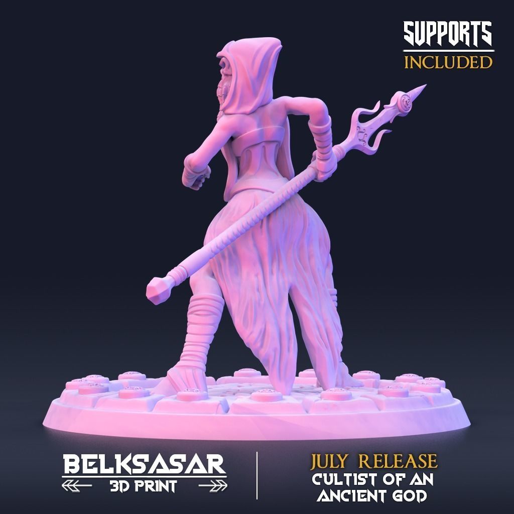 Ancient god Zealots Nude - C 3D print model_1