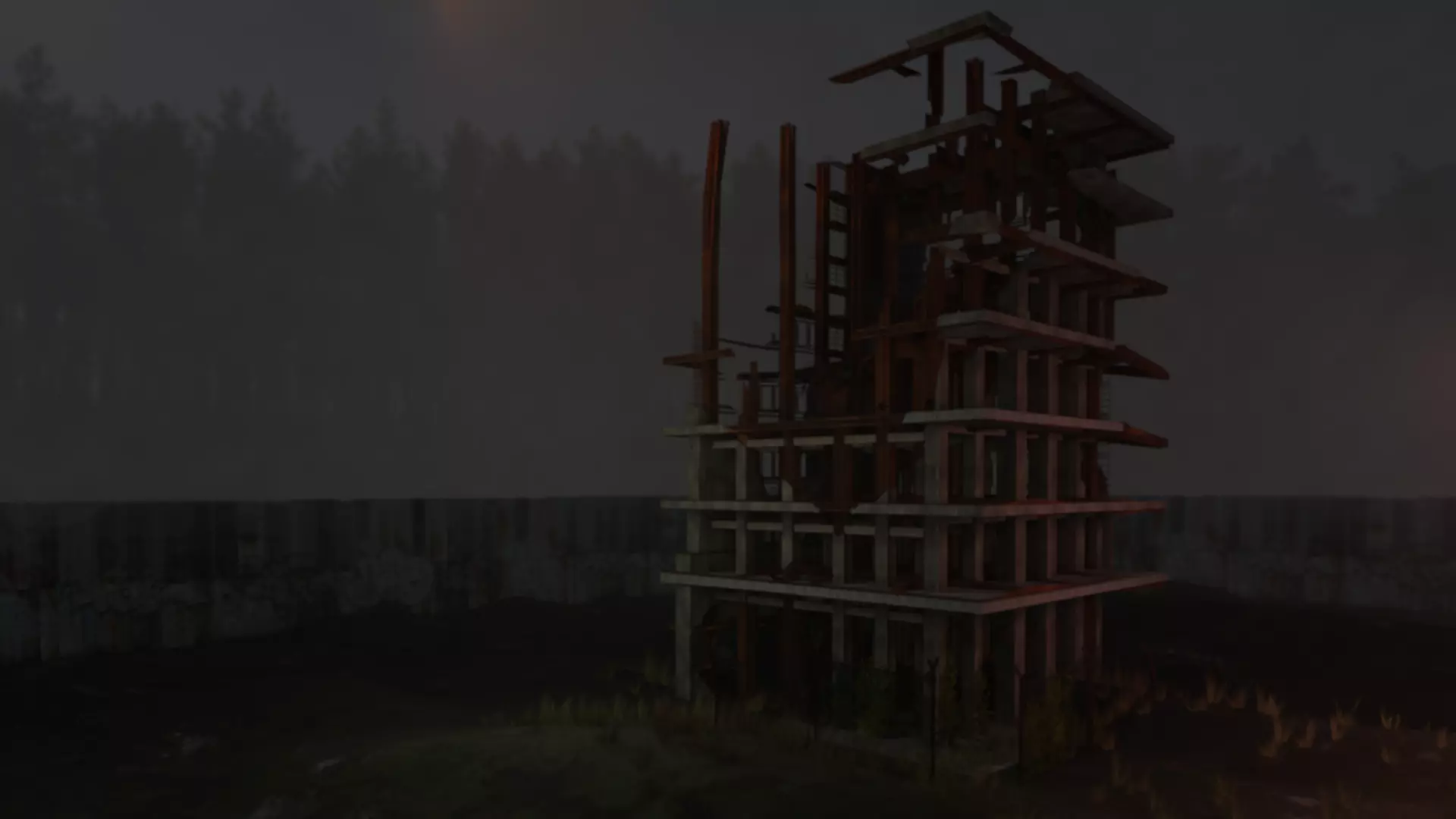 Abandoned Building  3D model_0