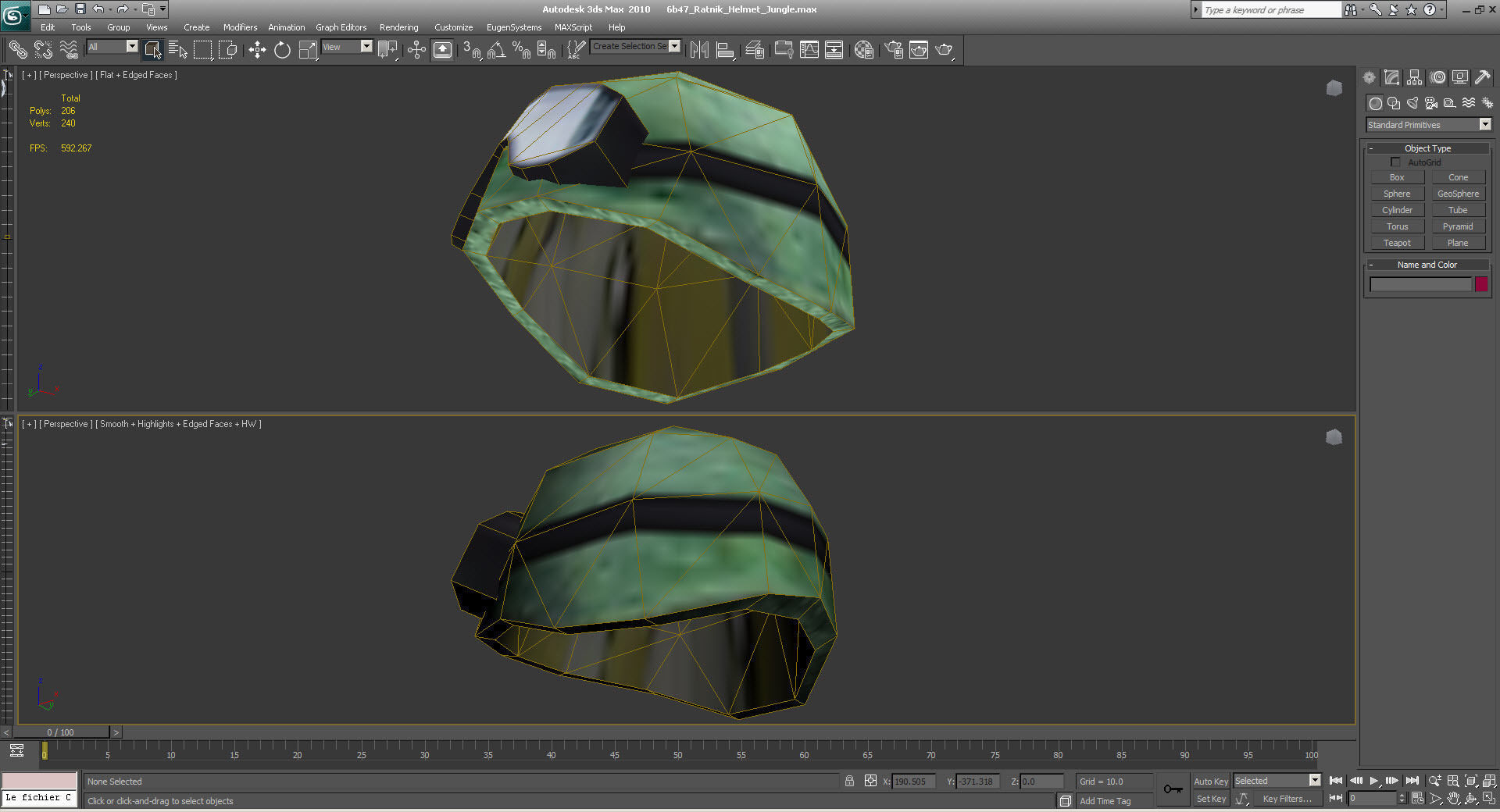 6b47-Ratnik-Helmet-Jungle helmet and goggles Low-poly 3D model_3