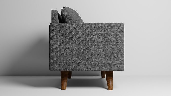 Mid-Century Modern Armchair 3D Model 3D model 5