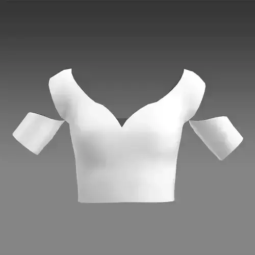 BLOUSE LOW SLEVEE AND WATER WAY COLLAR 