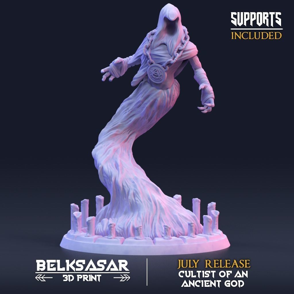 Summoner of the Ancient Spirits - Set x 4 3D print model_9