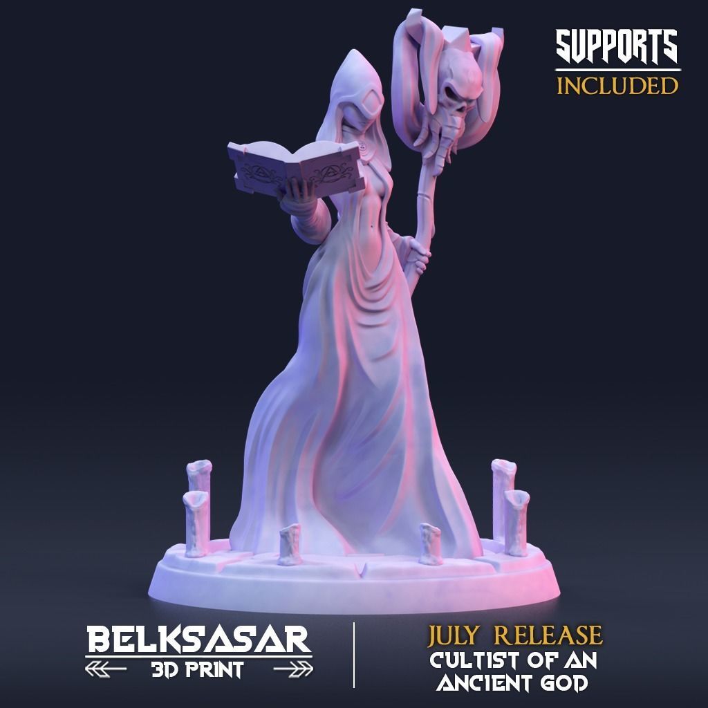 Summoner of the Ancient Spirits - Set x 4 3D print model_7