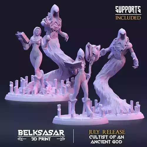 Summoner of the Ancient Spirits Nude - Set x 4