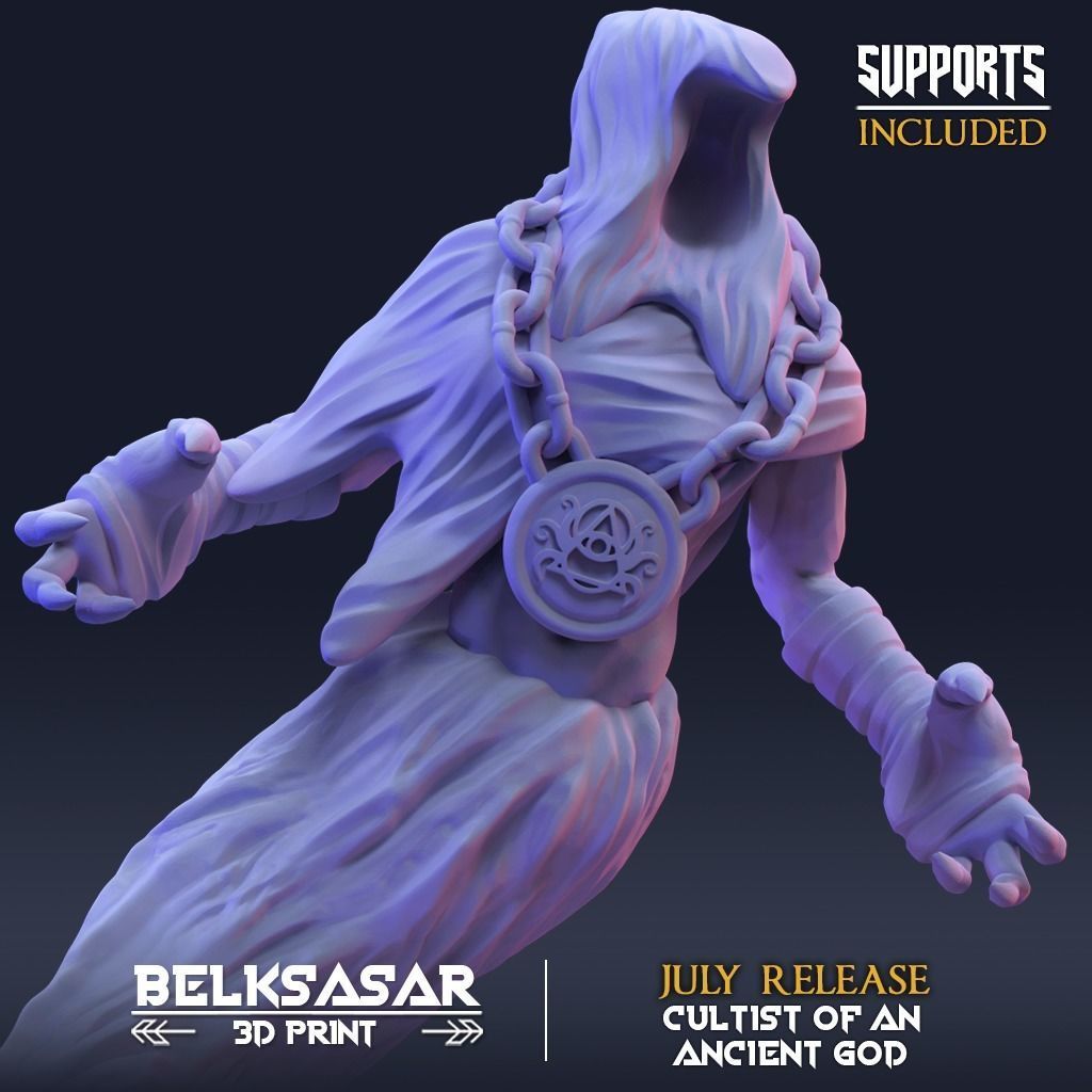 Summoner of the Ancient Spirits Nude - B 3D print model_8